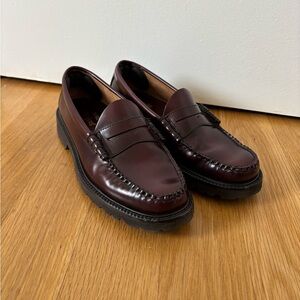 Bass Weejun Loafers in Burgundy
